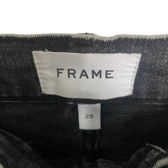 Frame Le Sylvie Slender Straight Leg Jeans 25 - Picture 2 of 4